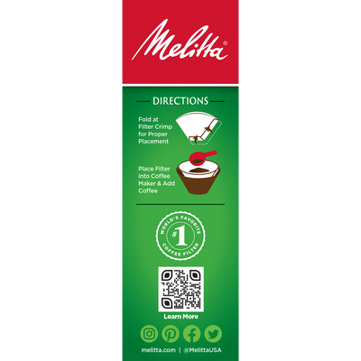 #2 Melitta Cone Filter Paper White - 100 Count